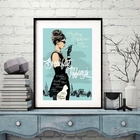 Audrey Hepburn Breakfast At Tiffany's - 60x48cm Moldura:madei