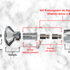 Aumento Extensor Kit Prolongador De Registro Deca Ou Similar