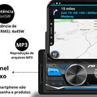Auto Rádio Usb/tf Mp3 C/suporte P/celular 1020bt  Preto