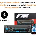 Auto Rádio Usb/tf Mp3 S/suporte P/celular 1010bt