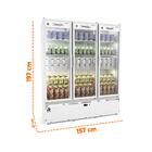 Auto Serviço Vanguard Resfriados Expositor 3 Portas 0 A 7 ºc