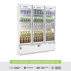 Auto Serviço Vanguard Resfriados Expositor 3 Portas 0 A 7 ºc