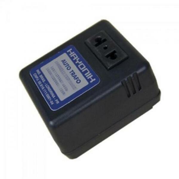 Auto Transformador Parede 220/127vac 30va Trp 3011 Preto Hayo