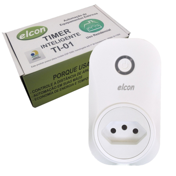 Automatizador de casa Tomada Elcon Alexa Google Assistent TI-