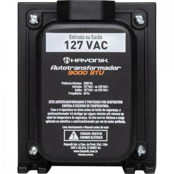 Autotrafo Para Ar Condicionado 9000 Btu V2 Universal Hayonik