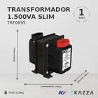 Autotransformador 1500va Slim Bivolt Trf0895 - Kf