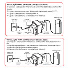 Autotransformador 7000va Borne 110v/220v