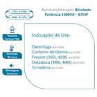 Autotransformador Indusat 1500va Bivolt/bipolar