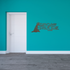 Ave Maria 50x20 Cm Oração Imagem Top Mdf 3mm Natural