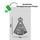 Ave Maria Em Mdf Branco