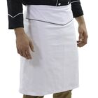 Avental Chef De Cozinha Tradicional Branco/preto - Branco / P