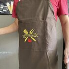 Avental Churrasqueiro Com Bolso Bordado Mestre Churrasqueiro