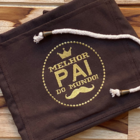 Avental Churrasqueiro Com Bolso Bordado O Melhor Pai Do Mundo