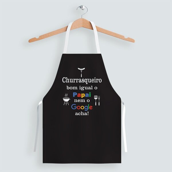 Avental Churrasqueiro Oxford Com Regulador De Altura Bom Igua