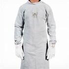 Avental Couro Raspa Blusão Tipo Barbeiro Soldador Promoçao