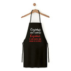 Avental Cozinha Churrasqueiro Preto Cozinhar Não É Serviço