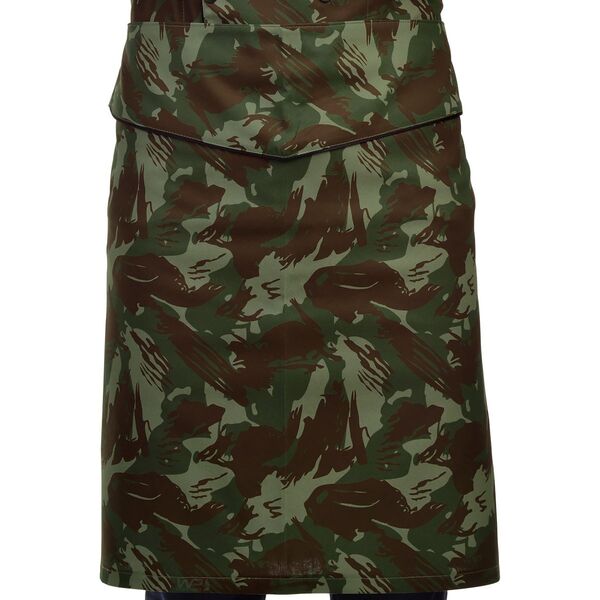 Avental De Cintura Camuflado Chef De Cozinha 100% Algodão - V