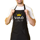 Avental De Cozinha Churrasqueiro Preto Vovô Nota 10