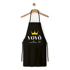 Avental De Cozinha Churrasqueiro Preto Vovô Nota 10