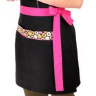 Avental Feminino Chef De Cozinha Saia Com Laço Preto Donuts -