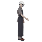 Avental Forrado 120x70cm Preto Carbografite