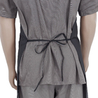 Avental Forrado 120x70cm Preto Carbografite