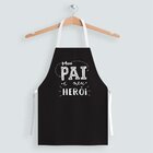 Avental Masculino Oxford Com Regulador De Altura Preto Meu Pa