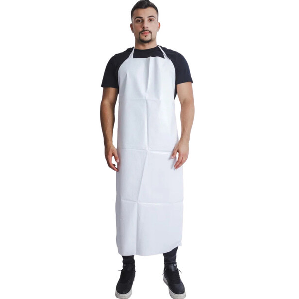 Avental Proteção Pvc Trevira Fivela Branco 120x61 Cm Maicol