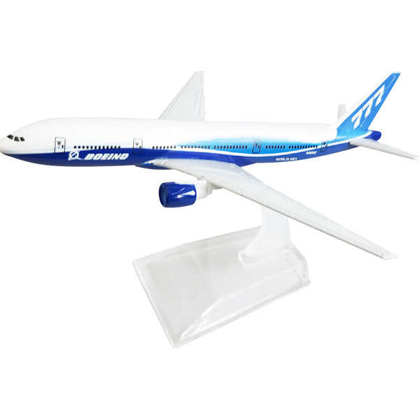 Avião Boeing 777 Miniatura Colecionável De Metal Escala 1:400