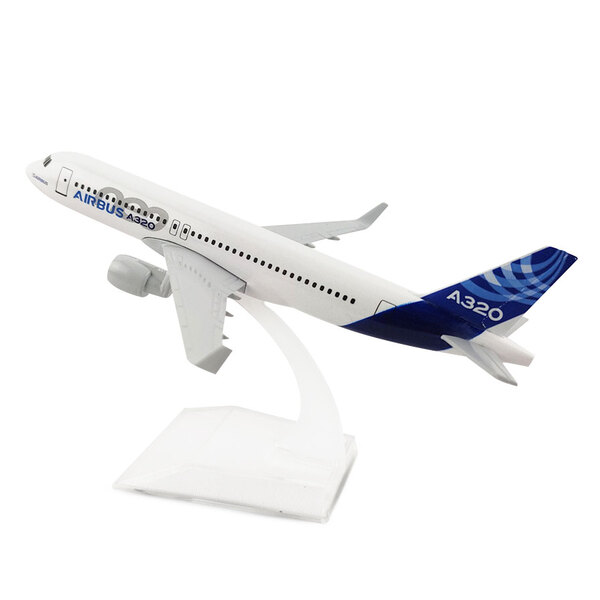 Avião Miniatura De Metal Airbus A320 Em Escala 1:400 Colecion