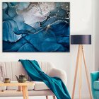 Azul Abstrato -- Br Artes  Grande 118x78