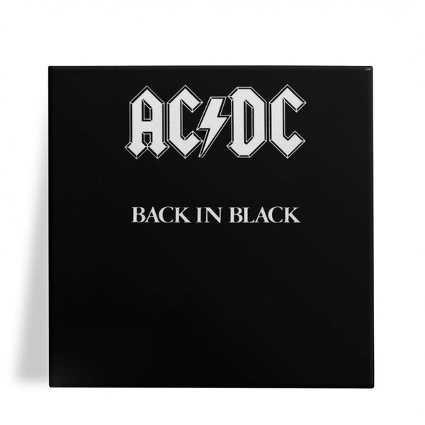 Azulejo Decorativo Ac Dc Back In Black 15x15