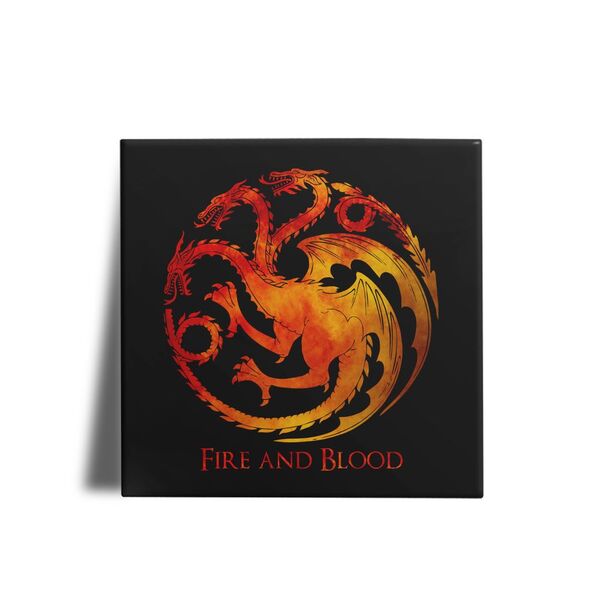 Azulejo Decorativo Got Fire And Blood