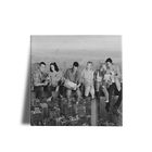 Azulejo Decorativo Personalizado Friends Preto E Branco