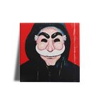 Azulejo Decorativo Personalizado Mr Robot Mascara