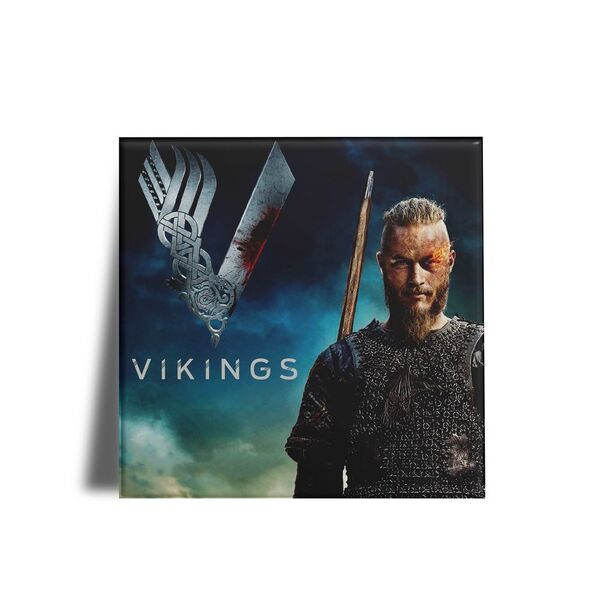 Azulejo Decorativo Personalizado Vikings Ragnar