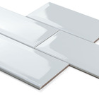 Azulejo Revestimento Cor Branco White Brilhante 10x20 Bisotê