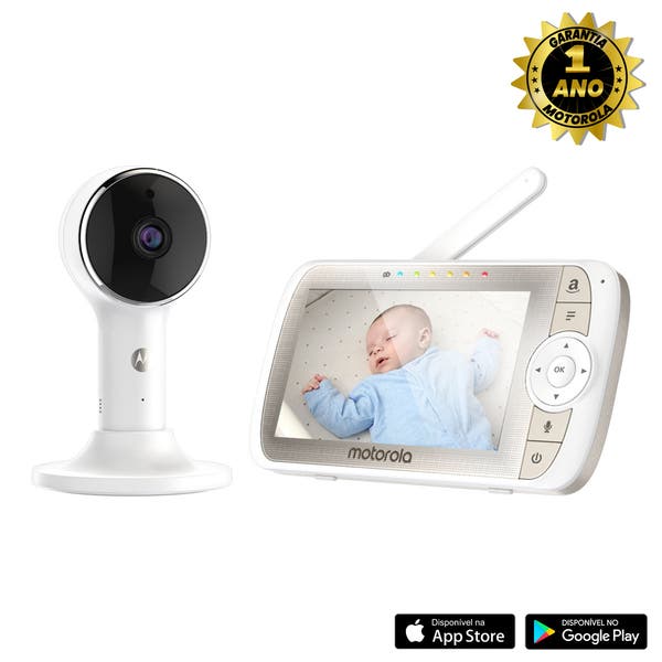 Babá Eletrônica Lux65 Connect Tela 5.0 Wi-fi Motorola | Leroy Merlin