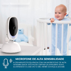 Babá Eletrônica Motorola Monitor Bebê Tela 5 Pol. Branco