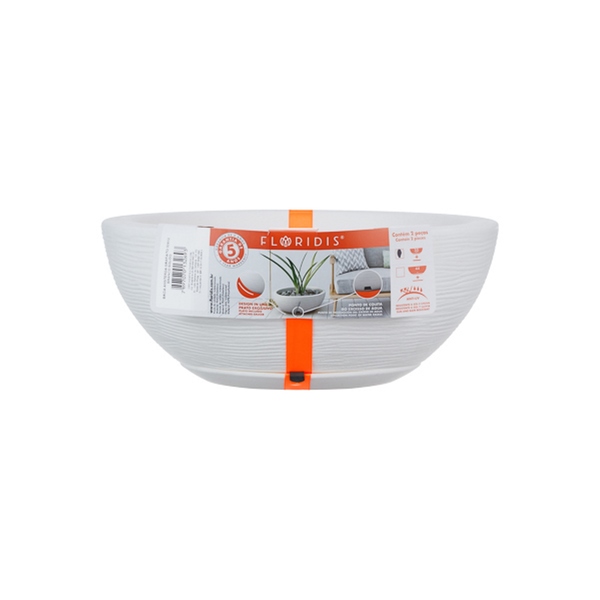 Bacia Amsterdã Branco Pequeno