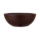 Bacia Amsterdã Marrom Efeito Pedra Grande