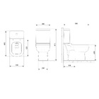 Bacia Com Caixa Acoplada Ecoflush 3/6 Lts Elite Branco Celite