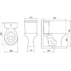 Bacia Com Caixa Acoplada Ecoflush 3/6 Lts P Zip Branco Incepa