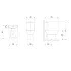 Bacia Com Caixa Acoplada Ecoflush Smart Preto Celite