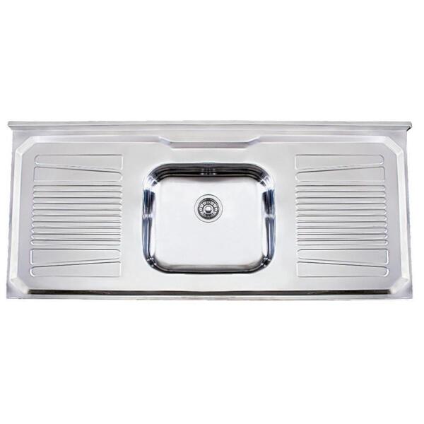 Bacia Com Cuba Para Cozinha Pianox Luxo Inox