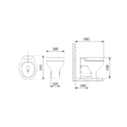 Bacia Convencional Sem Abertura Frontal Acesso Plus Branco (p