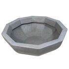 Bacia De Polietileno P/ Plantas Vaso Sextavado P/ Suculentas