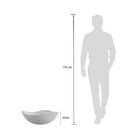 Bacia Decorativa Para Plantas Wave 55 Café