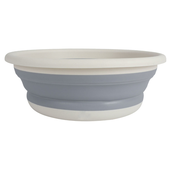 Bacia Dobrável De Plástico 5 Litros - Simplo Branco U