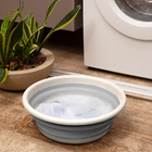 Bacia Dobrável De Plástico 5 Litros - Simplo Branco U